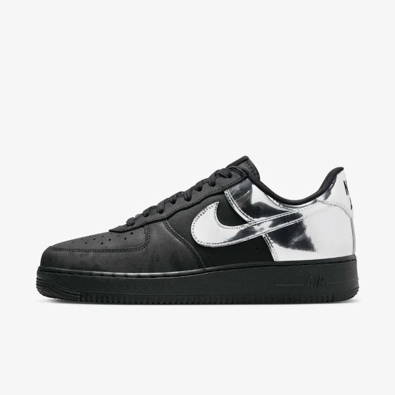 Nike Air Force 1 Low Black Metallic Silver