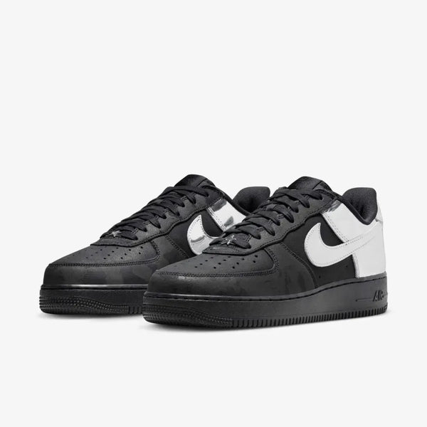 Nike Air Force 1 Low Black Metallic Silver