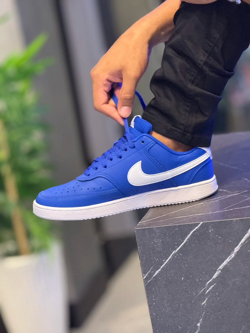 Tênis Nike Court Vision Azul Royal Low Next Nature Masculino